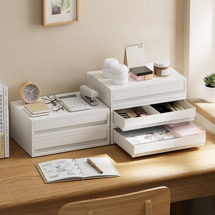 Shiro Stackable Organiser Drawer - Single Grid (3 sizes)