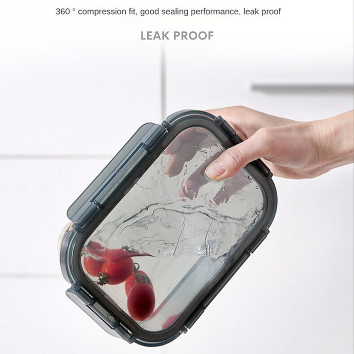 Glass Lock Square Glass Food Container