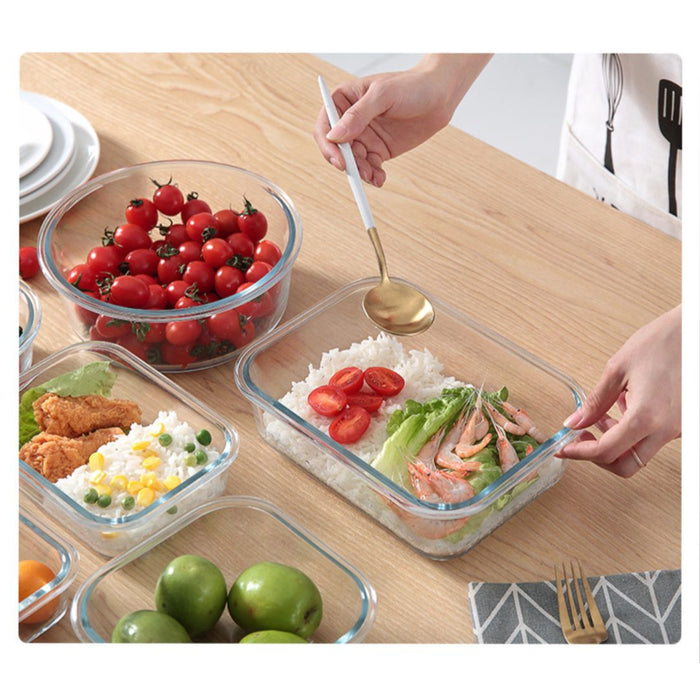 TerraFresh Glass Lock Rectangle Glass Food Container