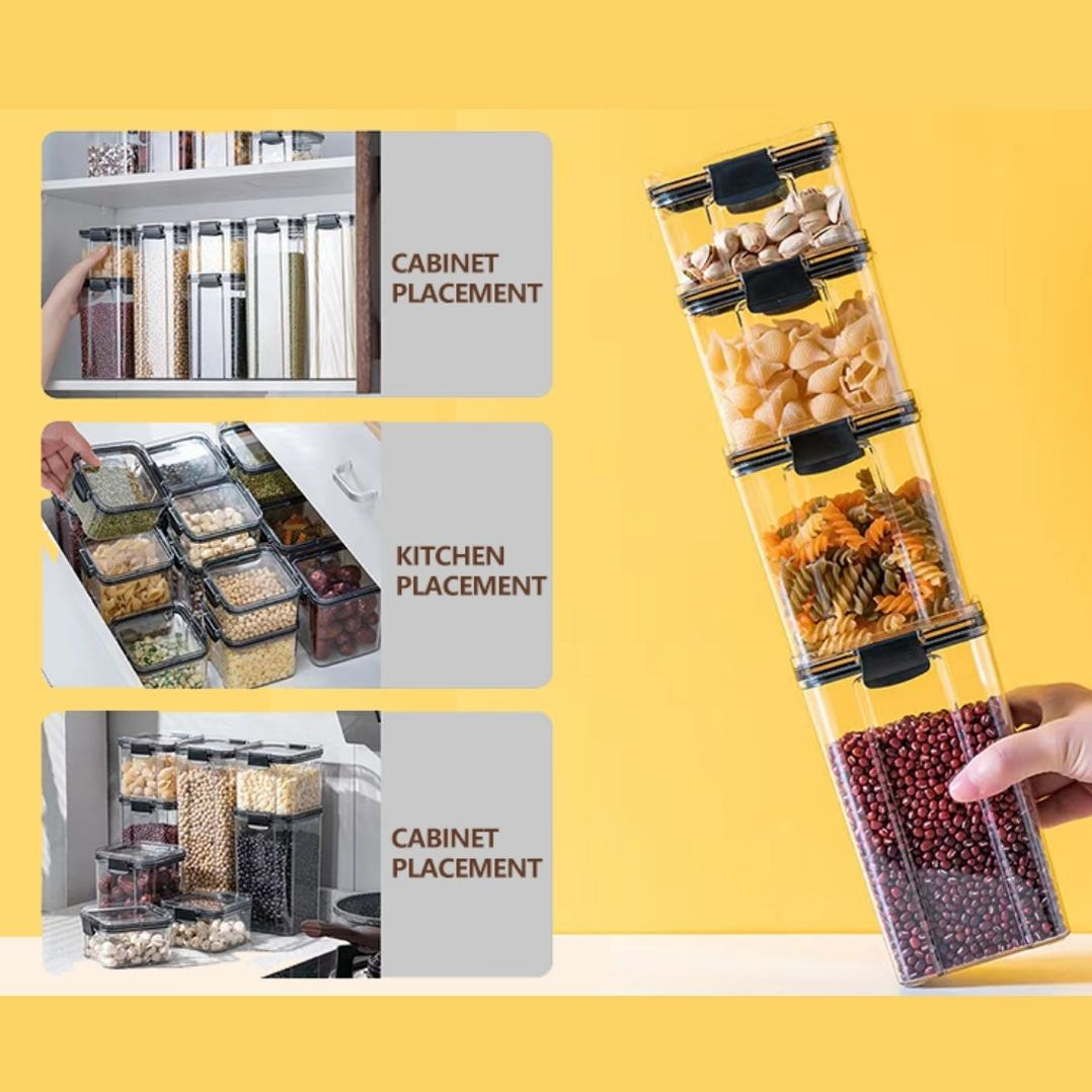 Stack It BPA FREE Food Storage Containers with lid — The Home Shoppe