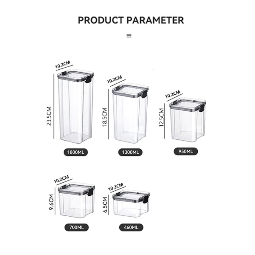 Stack It BPA FREE Food Storage Containers with lid — The Home Shoppe