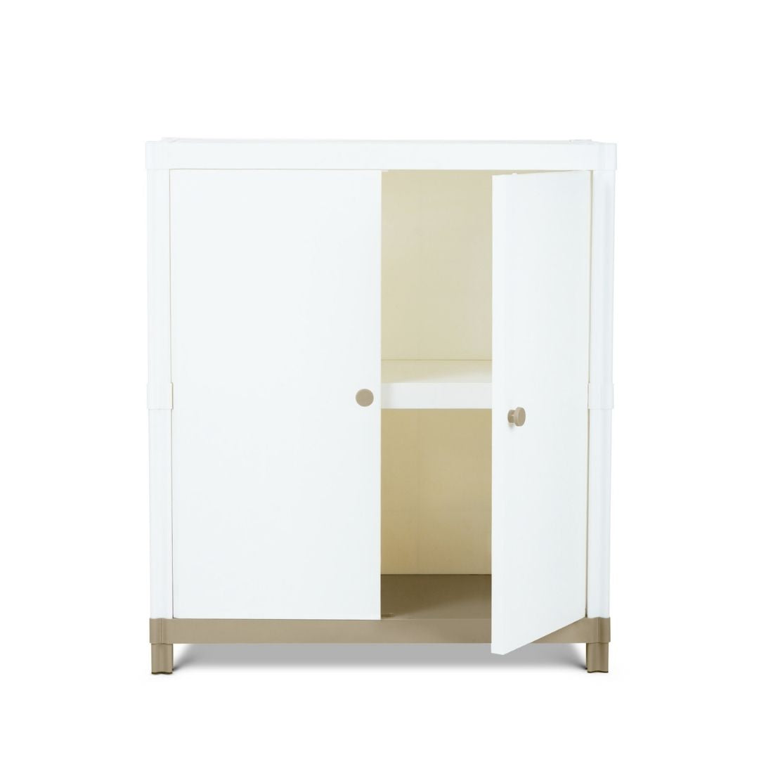 Bath Storage Cabinet キャビネット アメリカ　家具　雑貨 Phoenix FLO Indoor Low Plastic Storage Cabinet S3 Kitchen cupboard