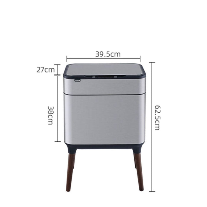 DISPLAY 30L Kitchen Smart Sensor Bin with legs