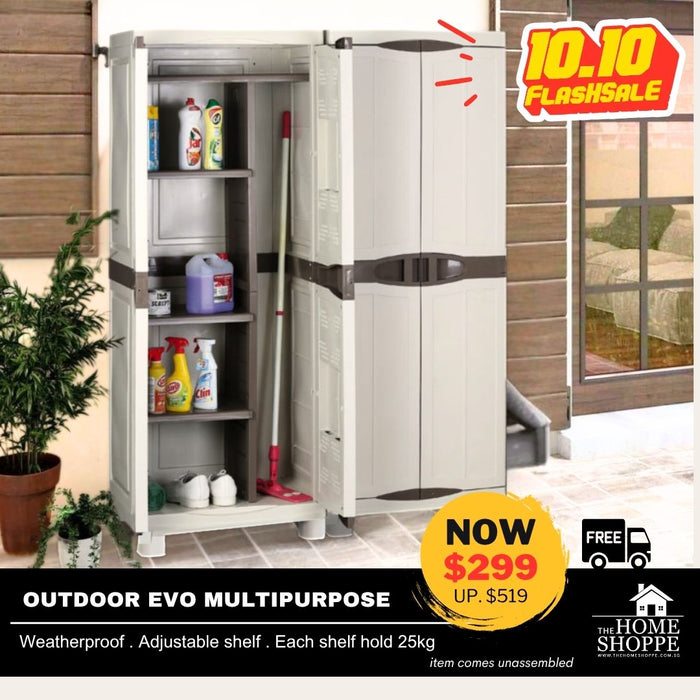 Linea Evolution Tall Multipurpose Outdoor Cabinet