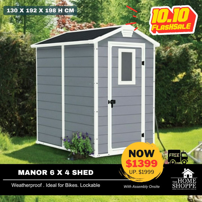 Manor 4 x 6 Outdoor Shed