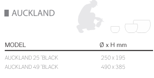 Auckland Planter Pot Matt Black  (2 Sizes)