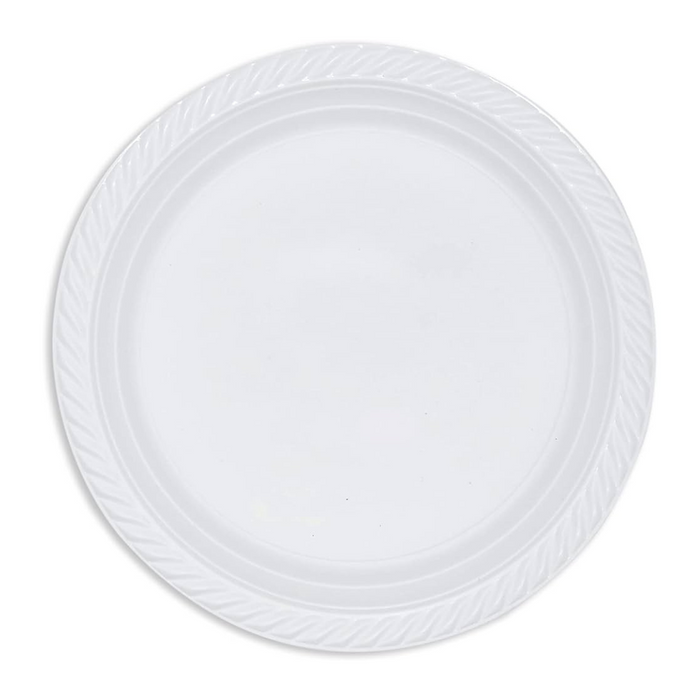 Basics: Plastic Plate 10" - 30pcs