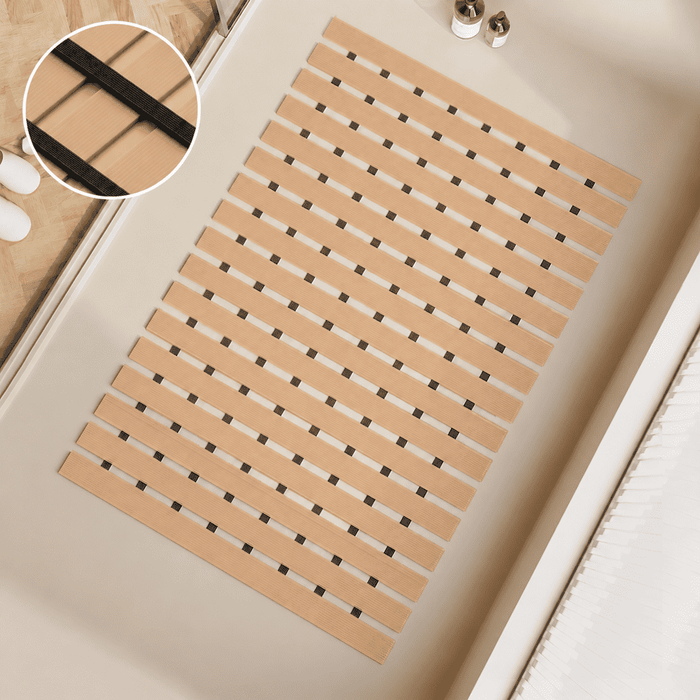 Non Slip Bathroom Floor Mat Beige