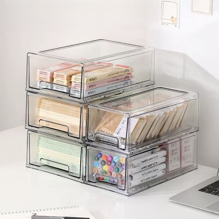 Multi-purpose Clear Storage Drawer Box (2 Sizes)