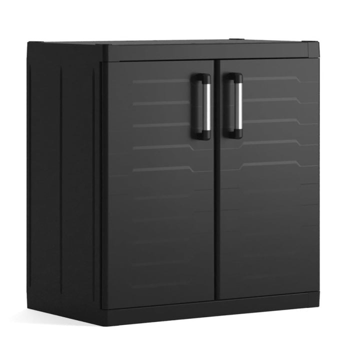 Keter Detroit XL Low Cabinet Black