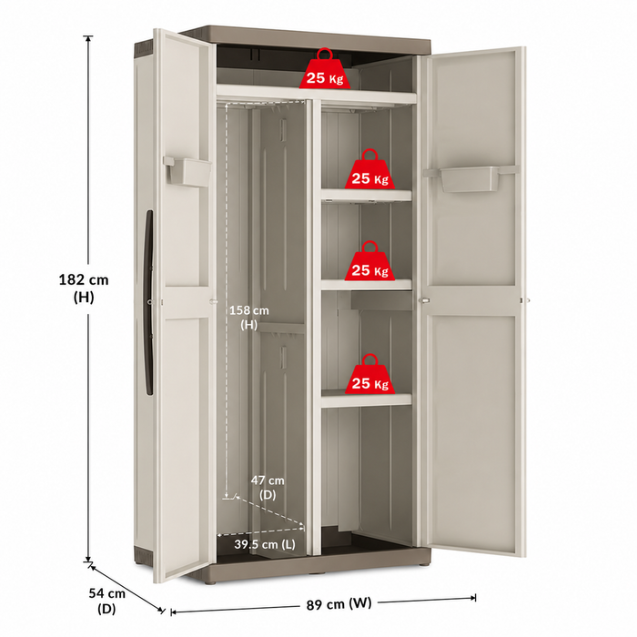 Keter Excellence XL Multipurpose Cabinet