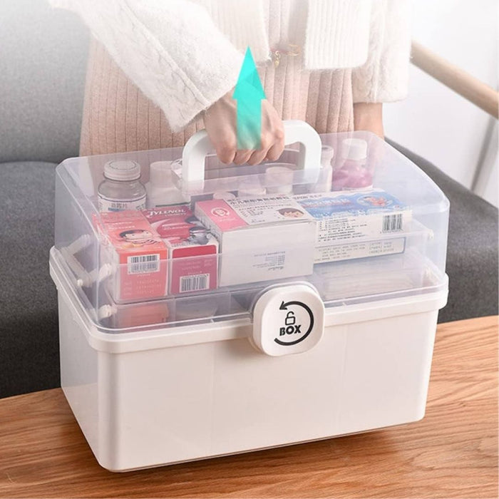 First Aid Medicine Box Multipurpose 3 Tier