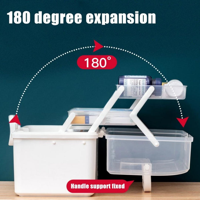 First Aid Medicine Box Multipurpose 3 Tier