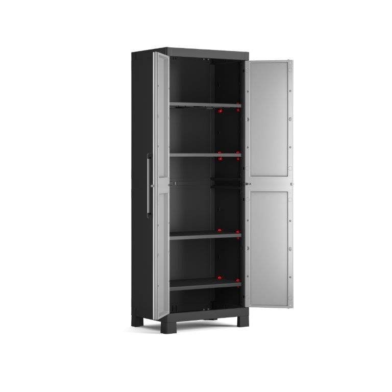 Keter Detroit XL Utility Cabinet Extra Large Indoor Plastic