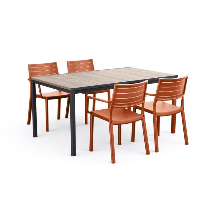 Keter Metaline Chair Terra Orange