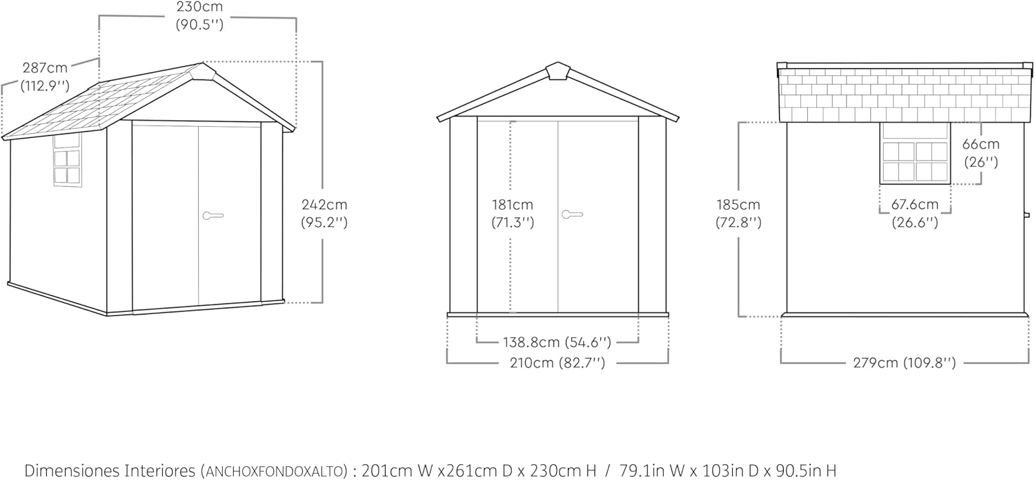 Oakland 759 Outdoor Shed