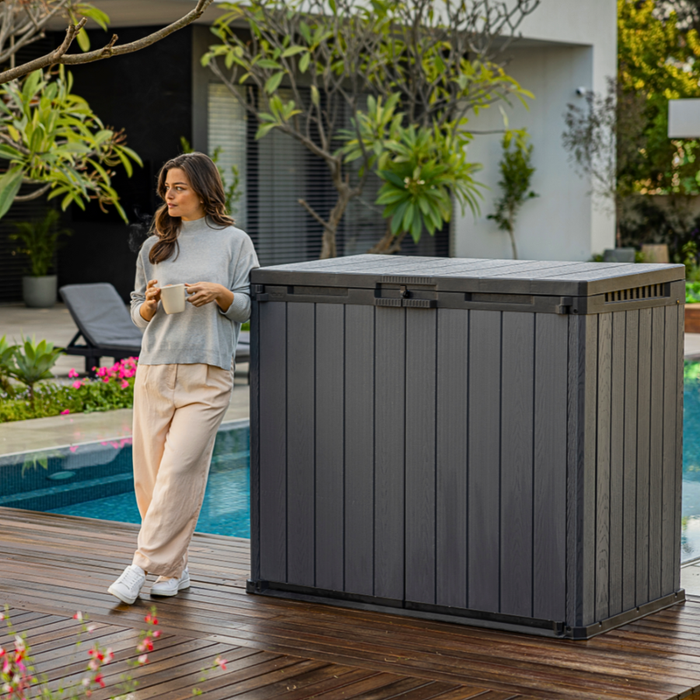 Store It Out Darwin Garden Shed Evo Graphite