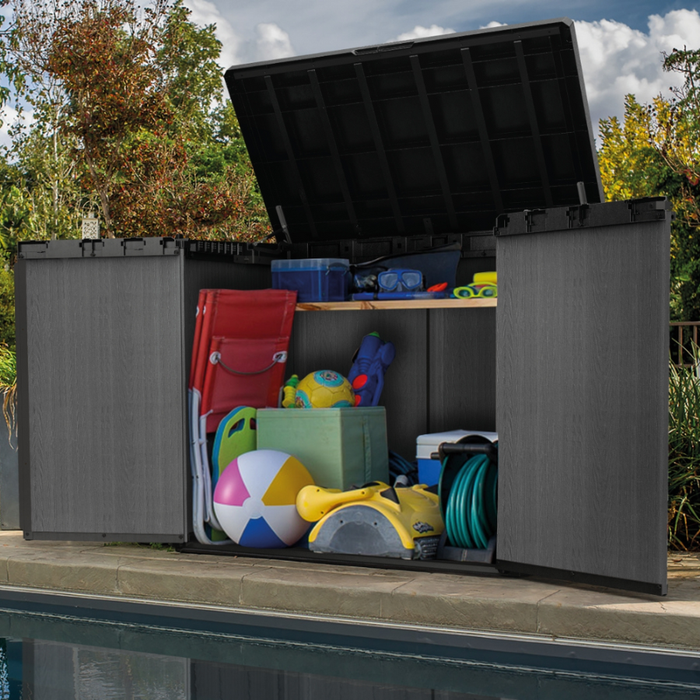 Store It Out Darwin Garden Shed Evo Graphite