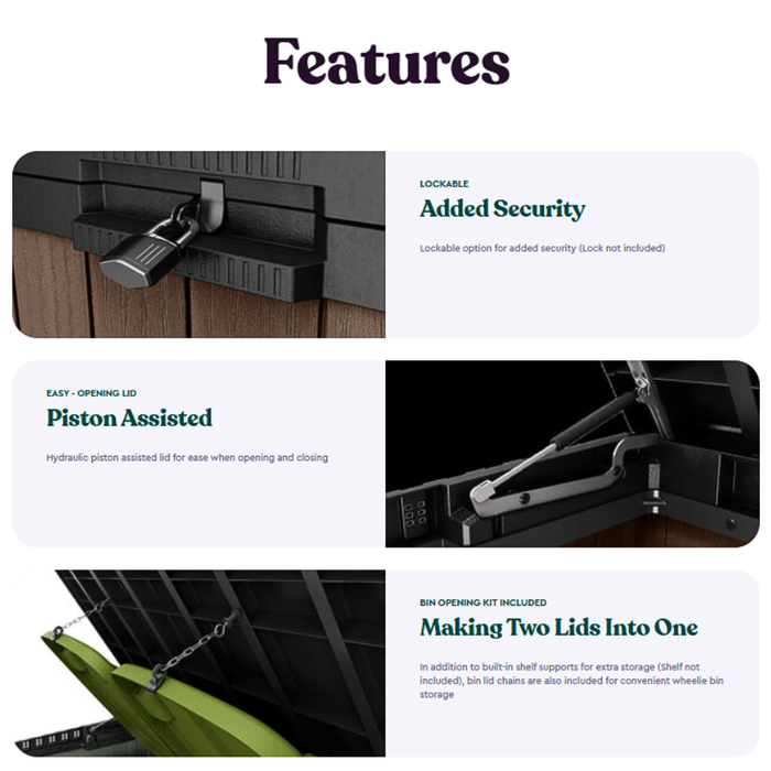 Store It Out Darwin Garden Shed Evo Graphite