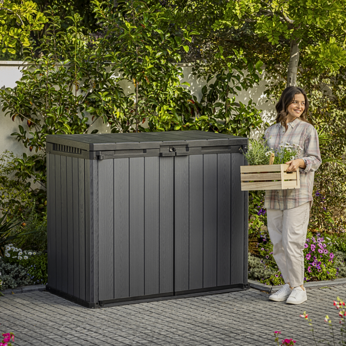 Store It Out Darwin Garden Shed Evo Graphite