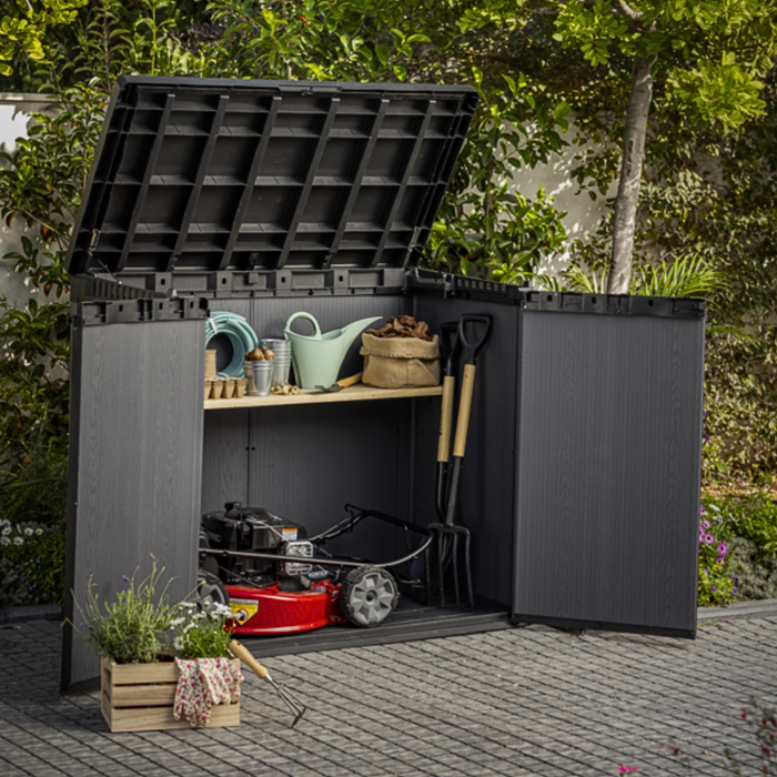 Store It Out Darwin Garden Shed Evo Graphite