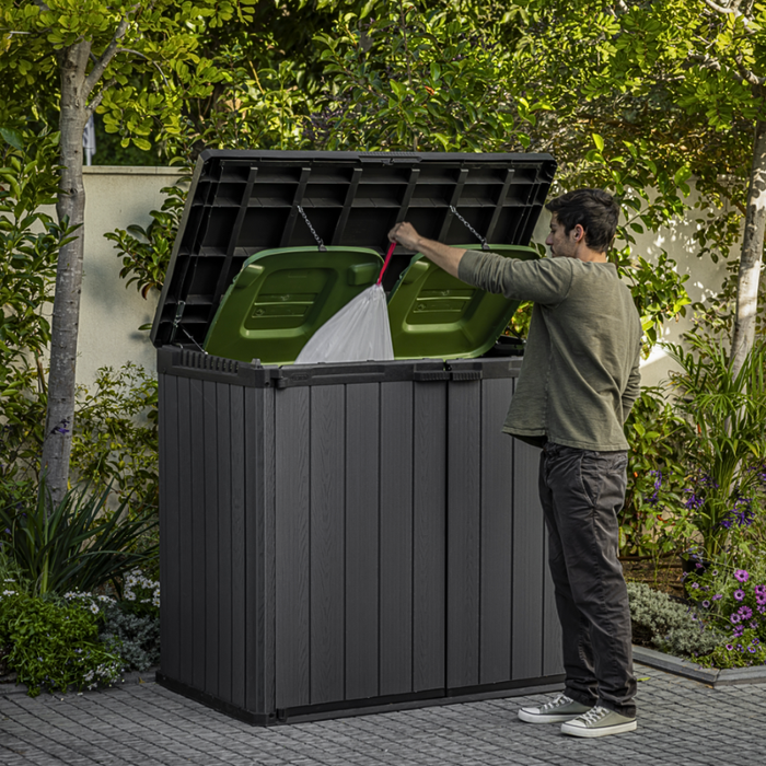 Store It Out Darwin Garden Shed Evo Graphite