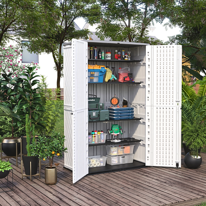 Mason Utility Outdoor Storage Shed + Free Assembly