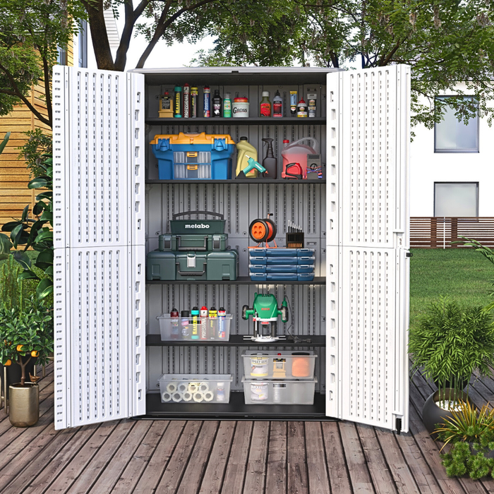 Mason Utility Outdoor Storage Shed + Free Assembly