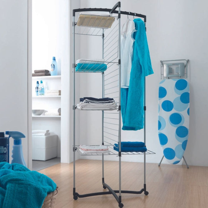 4 Tier Laundry Drier Faro plus 38M Silver