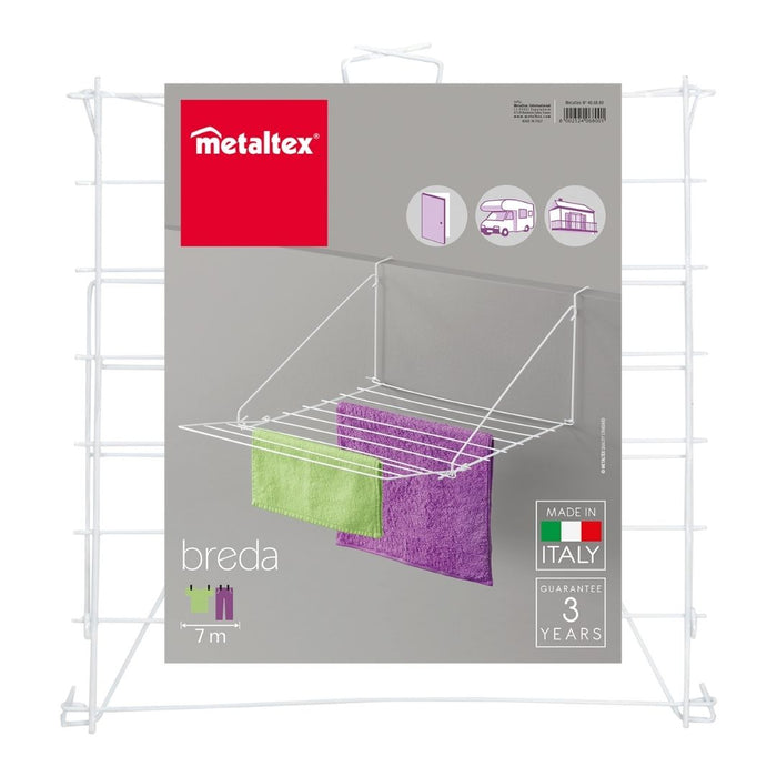 Balcony Laundry Drier Breda 52 x 28 x 50 White