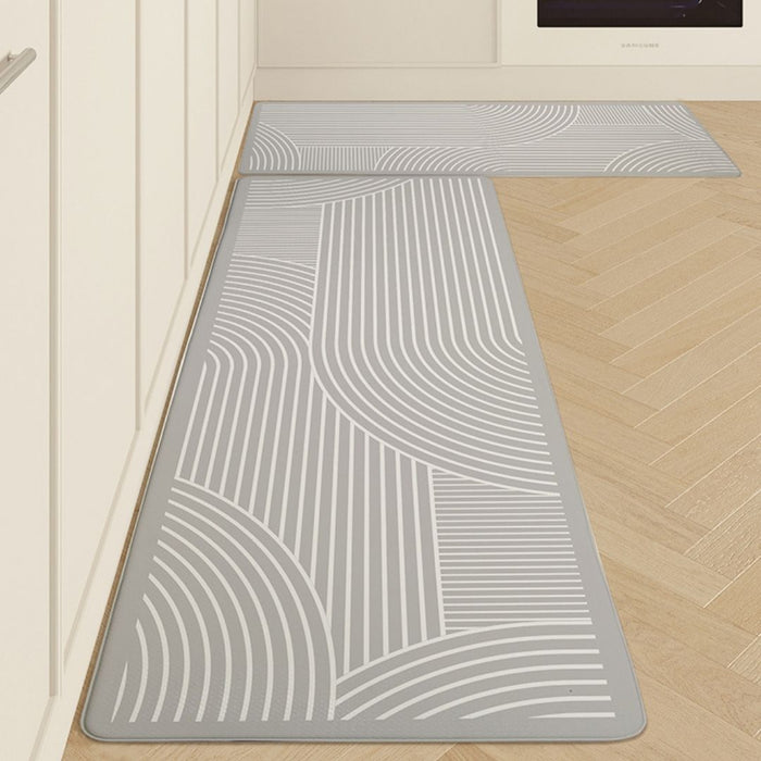 Kitchen Mat Anti-Fatigue Non Slip Light Grey