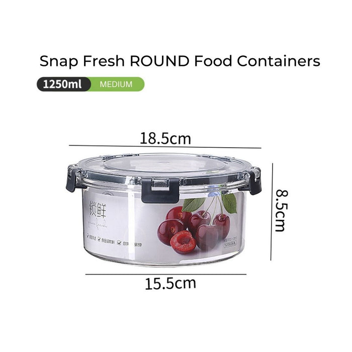 TerraFresh Snap Fresh Round Food Container