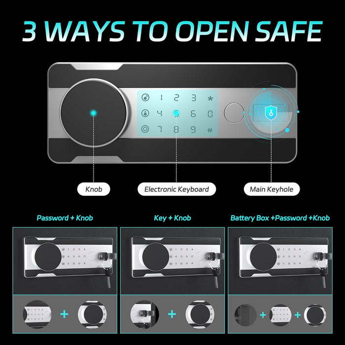 Steel Vault Safe Box H25 Combination Lock