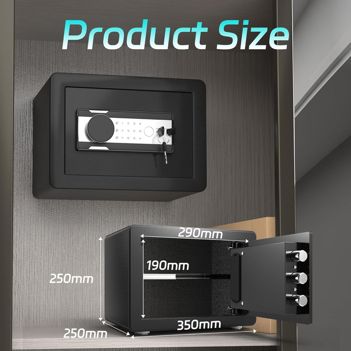 Steel Vault Safe Box H25 Combination Lock