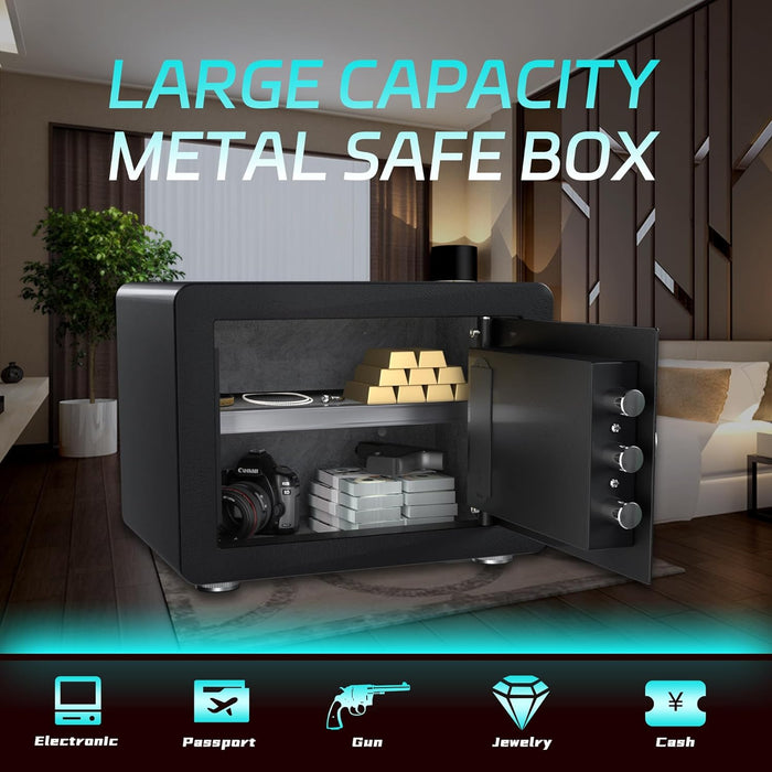 Steel Vault Safe Box H25 Combination Lock