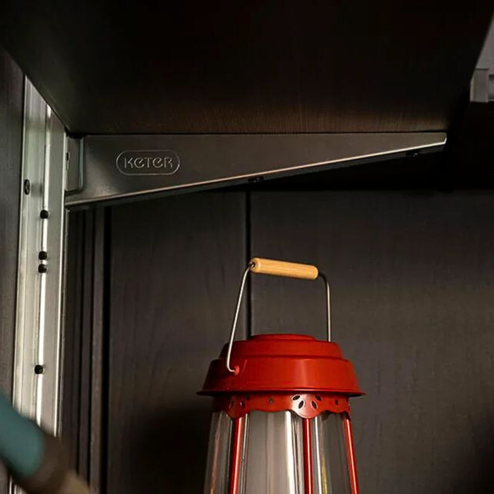 Shelving Kit 70 Black for Keter Garden Shed (Add-On)