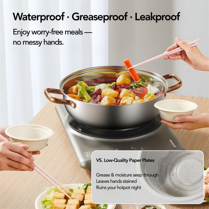 ECO Corn Starch: Chinese spoon 100% Biodegradable - 20pcs