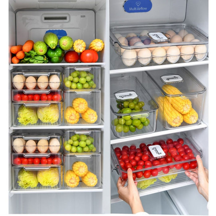 Fridge Boxes TerraFresh Fridge Stack Refrigerator Storage Box Fresh Food Fridge ...