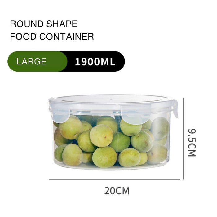 TerraFresh Lock It Round Plastic Food Container
