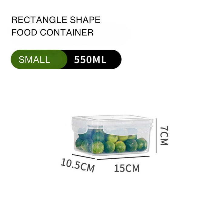 TerraFresh Lock It Rectangle Plastic Food Container