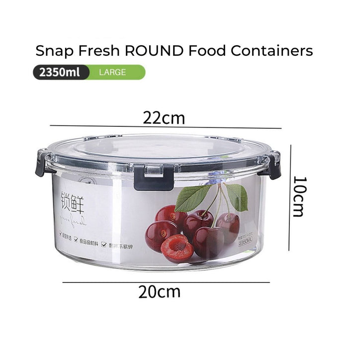 TerraFresh Snap Fresh Round Food Container