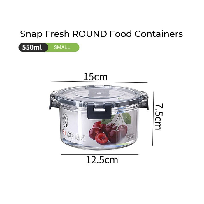 TerraFresh Snap Fresh Round Food Container