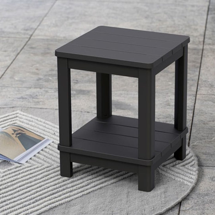 Allibert Deluxe Coffee Side Table Graphite