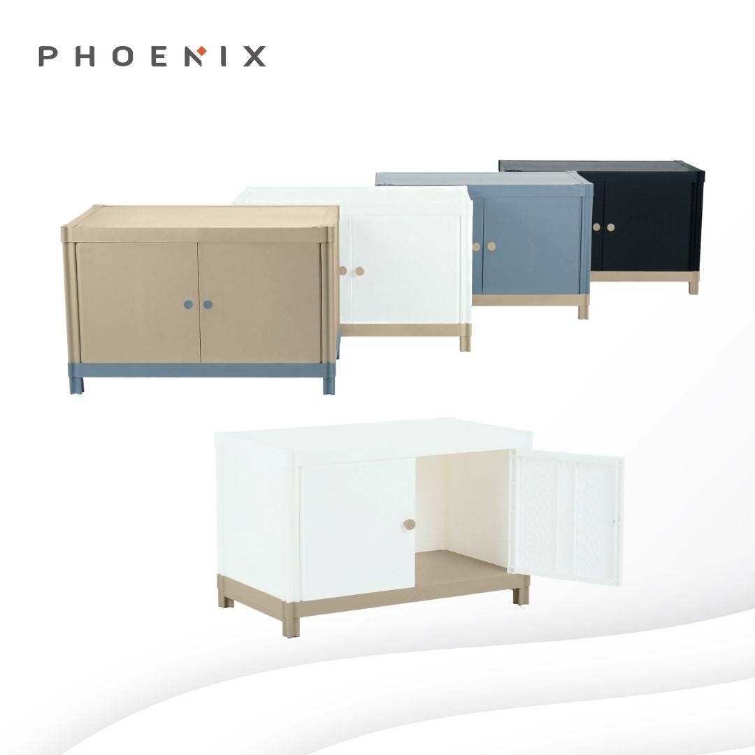 Phoenix FLO Indoor Low Plastic Storage Cabinet S1 — The Home Shoppe