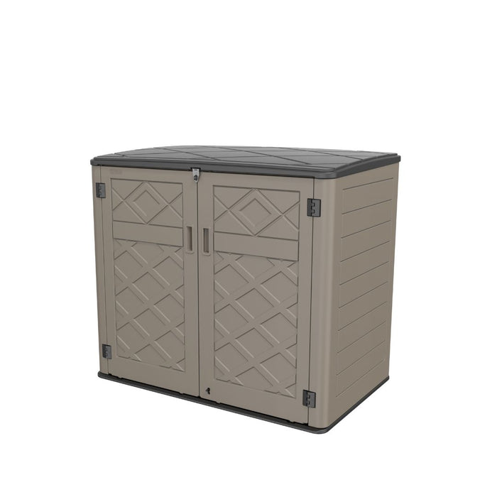 MIA Outdoor Utility Garden Shed Brown + 2 Shelves