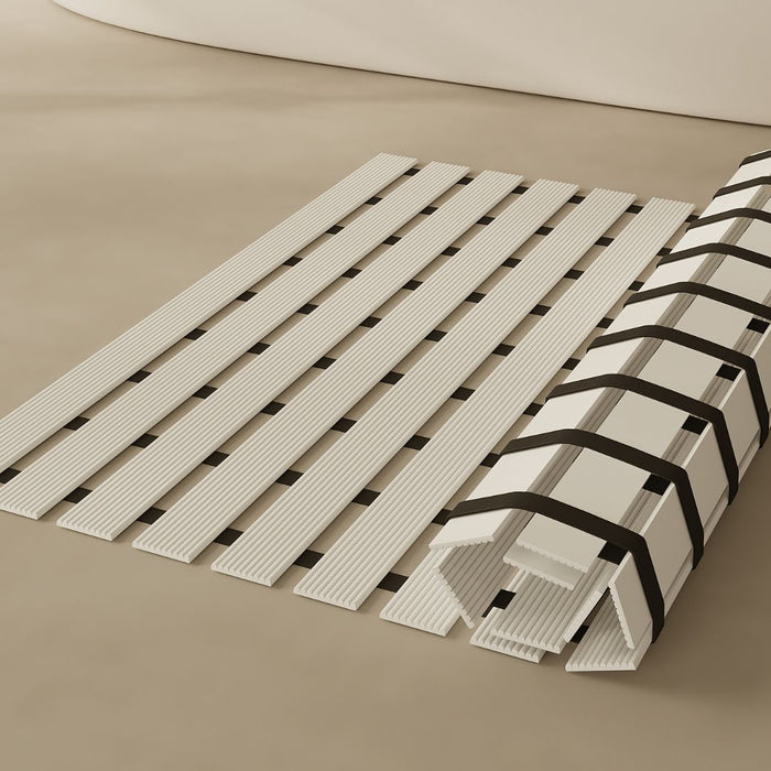 Non Slip Bathroom Floor Mat White