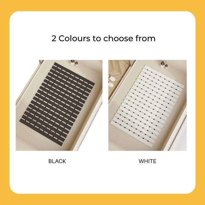 Non Slip Bathroom Floor Mat Black