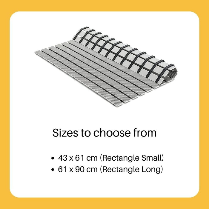 Non Slip Bathroom Floor Mat White