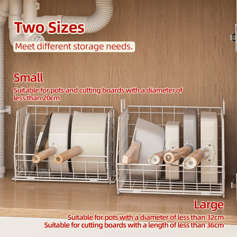 Kitchen Stackable Foldable Fruits Vegetable Pans Storage Wire Basket ...