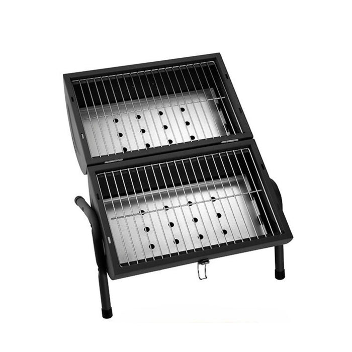 Mini Drum Charcoal BBQ Grill Portable